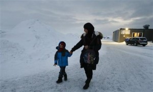 Norway Migrants In The Cold