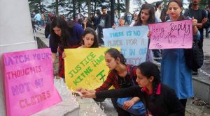Demanding justice for rape victim