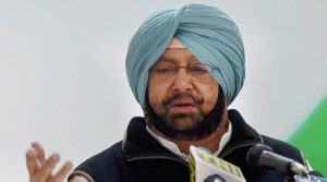 Amarinder Singh addresses media
